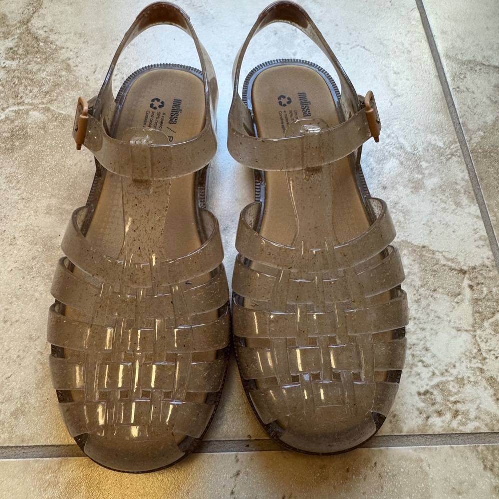 Melissa Women's Jelly Sandals in Translucent Brown